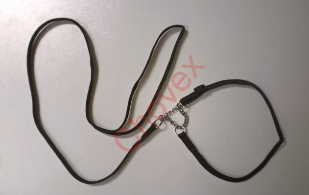 vodítko výstavné  ploche 10mm  35 / 120cm  čierne