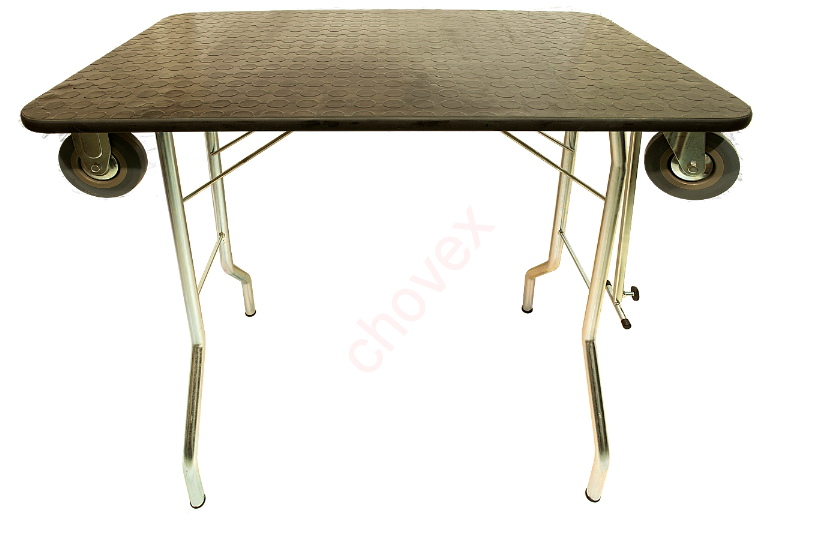 Trimovací stôl skladací 90x55x85 s kolieskami
