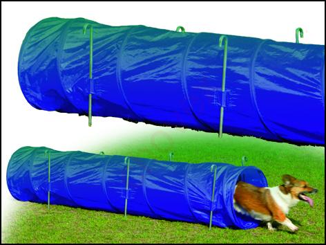 Tunel DOG FANTASY Agility modrý