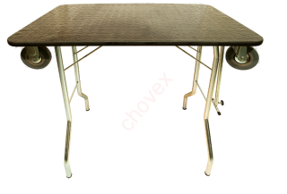 Trimovací stôl skladací 80x50x85 s kolieskami